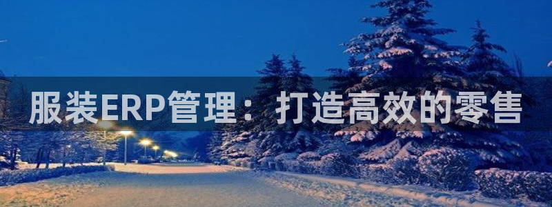 星欧娱乐平台官网入口：服装ERP管理：打